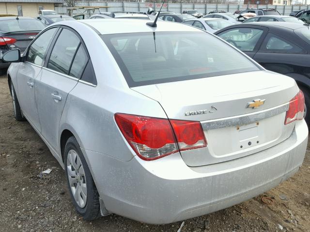 1G1PC5SH4C7396685 - 2012 CHEVROLET CRUZE LS SILVER photo 3