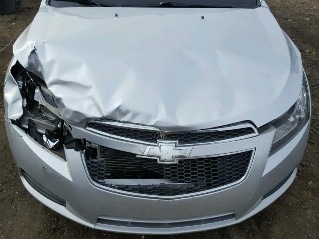 1G1PC5SH4C7396685 - 2012 CHEVROLET CRUZE LS SILVER photo 7