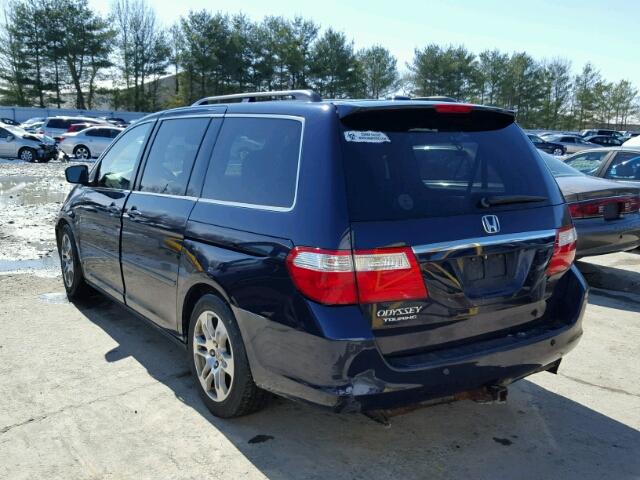 5FNRL38856B010673 - 2006 HONDA ODYSSEY TO BLUE photo 3