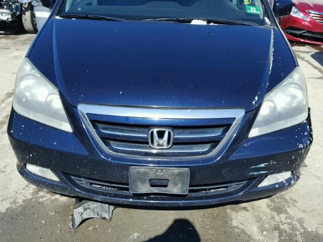 5FNRL38856B010673 - 2006 HONDA ODYSSEY TO BLUE photo 9