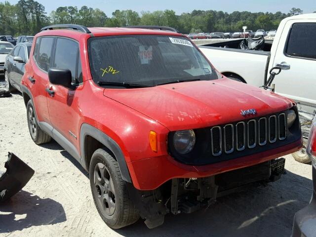 ZACCJAAB7HPE67230 - 2017 JEEP RENEGADE S Qırmızı foto 1