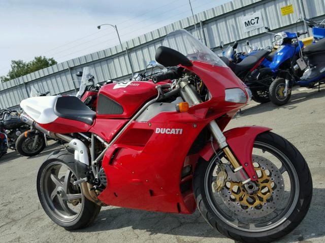 ZDM1SB5T5YB008211 - 2000 DUCATI 996 S RED photo 1