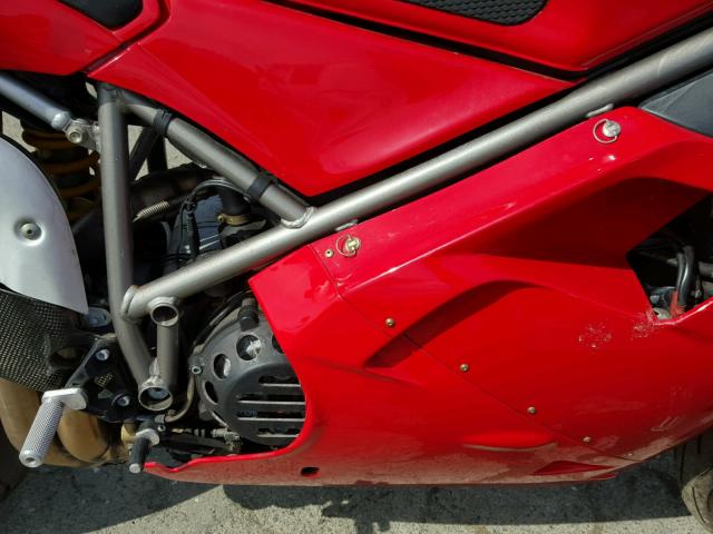 ZDM1SB5T5YB008211 - 2000 DUCATI 996 S RED photo 7