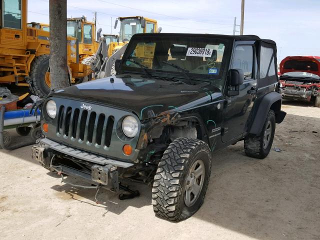 1J4AA2D14AL211583 - 2010 JEEP WRANGLER S BLACK photo 2