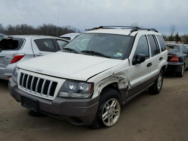 1J4GW48SX4C417392 - 2004 JEEP GRAND CHER WHITE photo 2