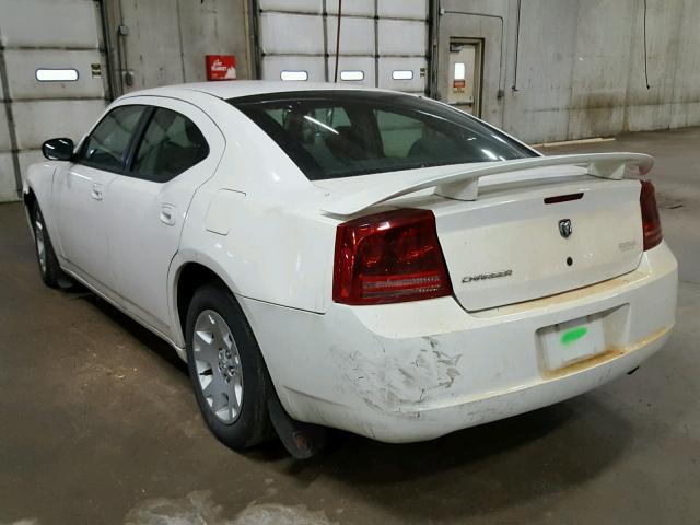 2B3LA43R97H675347 - 2007 DODGE CHARGER SE WHITE photo 3