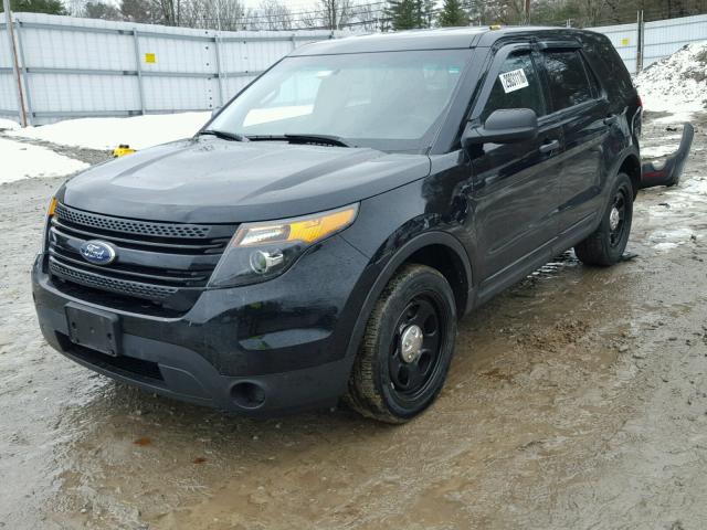 1FM5K8AR2EGA18246 - 2014 FORD EXPLORER P BLACK photo 2