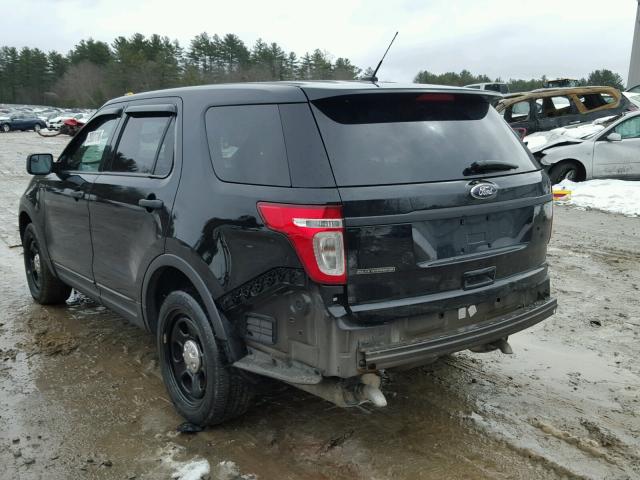 1FM5K8AR2EGA18246 - 2014 FORD EXPLORER P BLACK photo 3