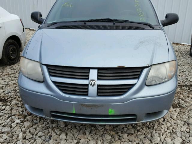 2D4GP24R75R105195 - 2005 DODGE GRAND CARA BLUE photo 7