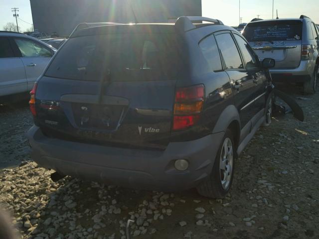 5Y2SL65886Z438643 - 2006 PONTIAC VIBE BLUE photo 4