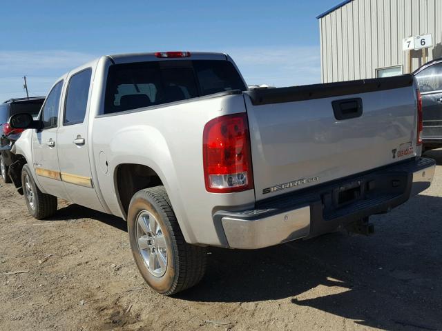 3GTEC33J19G105027 - 2009 GMC SIERRA C15 SILVER photo 3