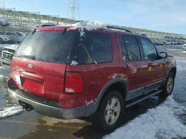 1FMZU73K04UA42275 - 2004 FORD EXPLORER X RED photo 4