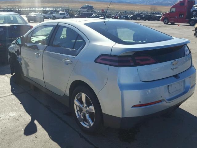 1G1RD6E45DU131605 - 2013 CHEVROLET VOLT SILVER photo 3