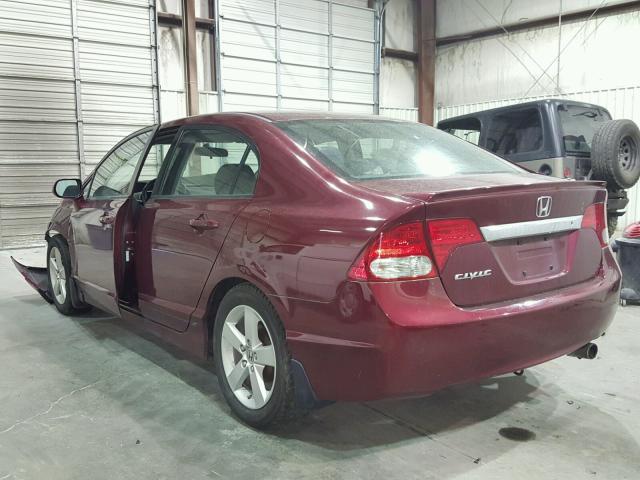 19XFA1F66BE001611 - 2011 HONDA CIVIC LX-S Շագանակագույն լուսանկար 3