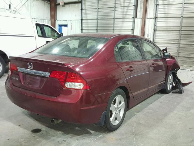 19XFA1F66BE001611 - 2011 HONDA CIVIC LX-S Շագանակագույն լուսանկար 4