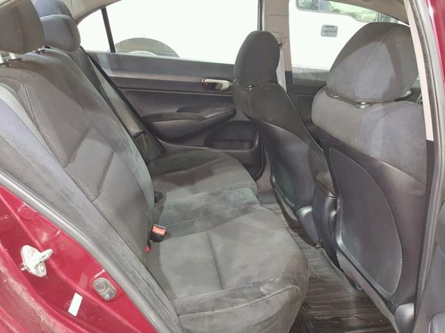 19XFA1F66BE001611 - 2011 HONDA CIVIC LX-S Շագանակագույն լուսանկար 6