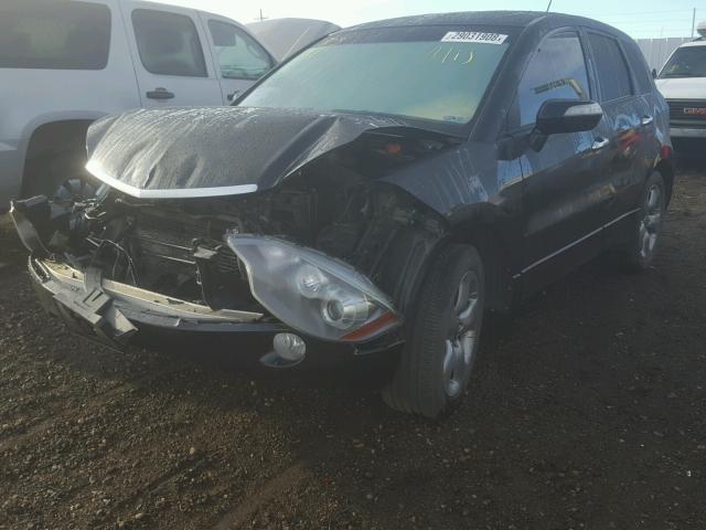 5J8TB18287A000465 - 2007 ACURA RDX BLACK photo 2