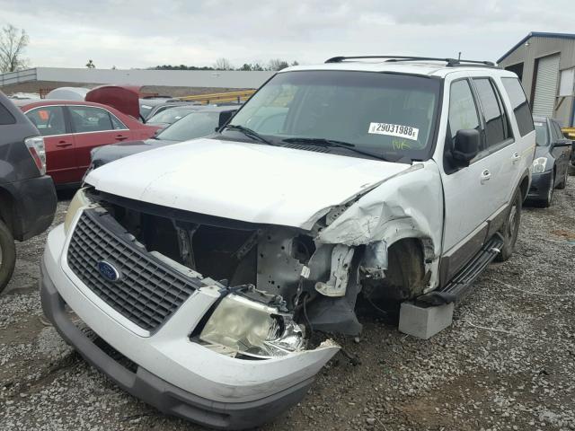 1FMPU17L13LB43501 - 2003 FORD EXPEDITION WHITE photo 2