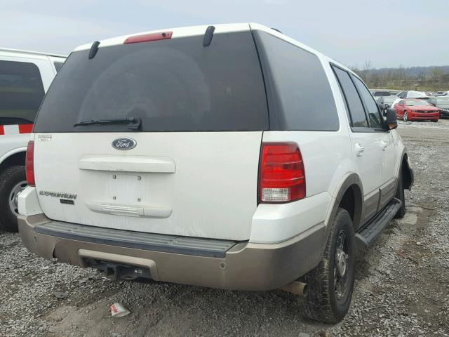 1FMPU17L13LB43501 - 2003 FORD EXPEDITION WHITE photo 4