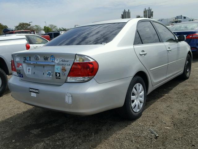 4T1BE32K56U109173 - 2006 TOYOTA CAMRY LE SILVER photo 4