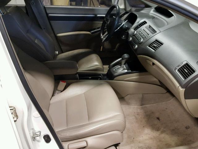 2HGFA1F9XAH534737 - 2010 HONDA CIVIC EXL თეთრი ფოტო 5