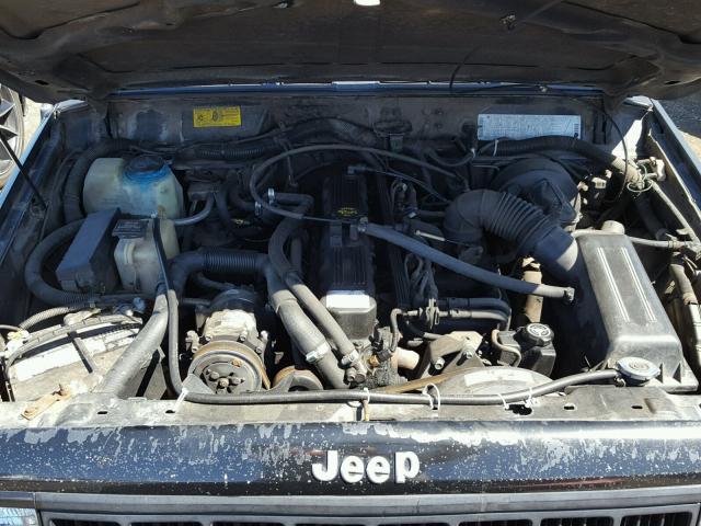 1J4FJ28SXPL620639 - 1993 JEEP CHEROKEE BLACK photo 7