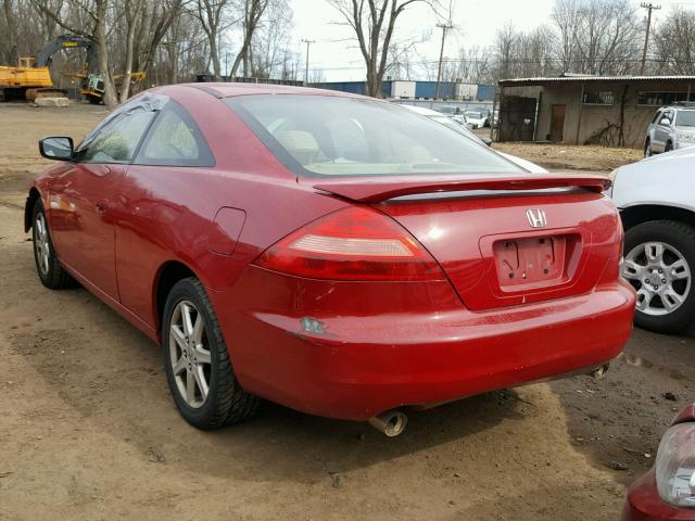 1HGCM826X3A025005 - 2003 HONDA ACCORD EX RED photo 3