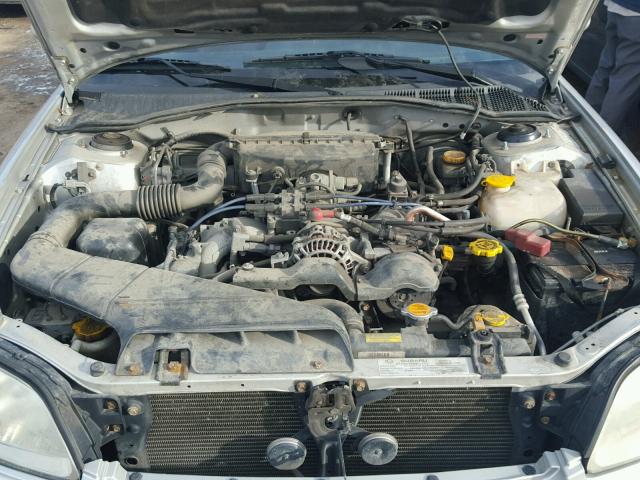 4S3BH635737309990 - 2003 SUBARU LEGACY L SILVER photo 7