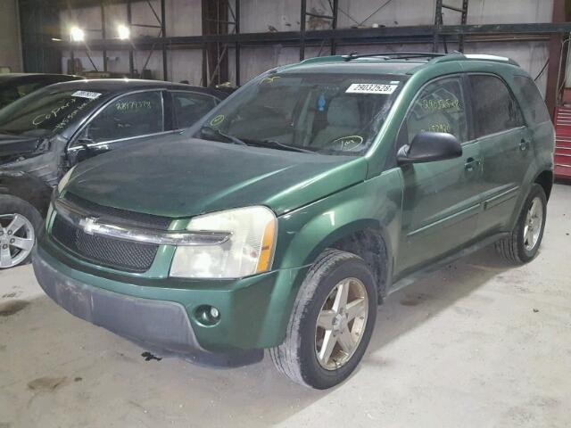 2CNDL73F656054527 - 2005 CHEVROLET EQUINOX LT GREEN photo 2