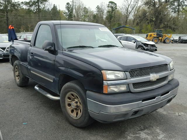 1GCEC14X55Z248922 - 2005 CHEVROLET SILVERADO BLACK photo 1