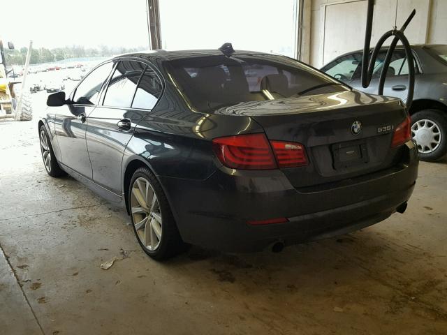 WBAFU7C56CDU57212 - 2012 BMW 535 XI Սև լուսանկար 3