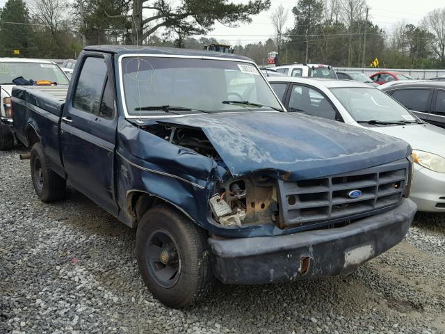 1FTDF15Y6RNA33587 - 1994 FORD F150 GREEN photo 1