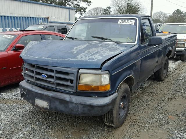 1FTDF15Y6RNA33587 - 1994 FORD F150 GREEN photo 2