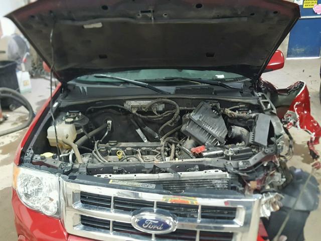 1FMCU94789KB64249 - 2009 FORD ESCAPE LIM RED photo 7