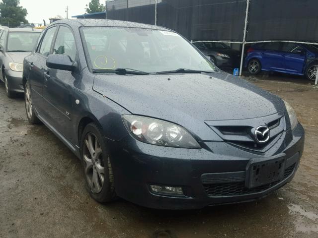 JM1BK344381105770 - 2008 MAZDA 3 HATCHBAC GRAY photo 1