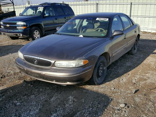 2G4WY55J121162448 - 2002 BUICK CENTURY LI BEIGE photo 2