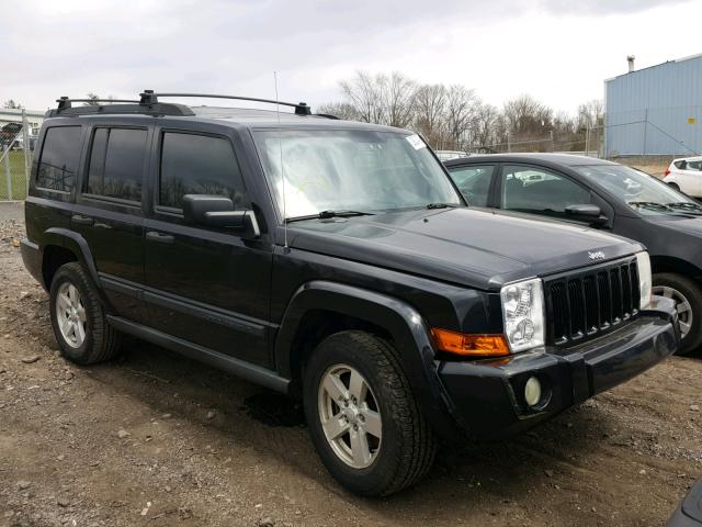 1J8HG48K26C352461 - 2006 JEEP COMMANDER BLACK photo 1
