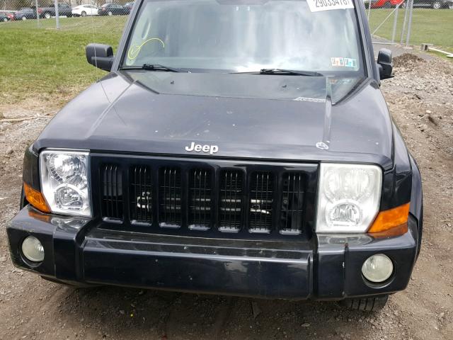 1J8HG48K26C352461 - 2006 JEEP COMMANDER BLACK photo 10