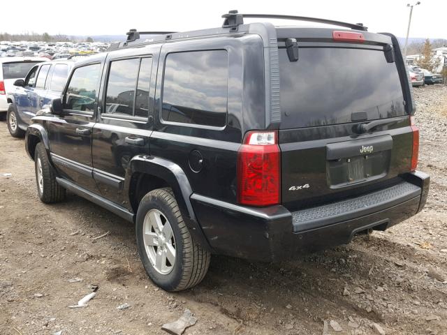 1J8HG48K26C352461 - 2006 JEEP COMMANDER BLACK photo 3