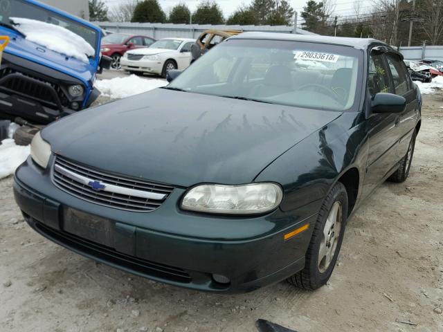 1G1NE52J33M576763 - 2003 CHEVROLET MALIBU LS GREEN photo 2