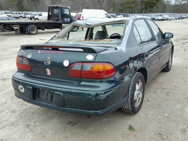 1G1NE52J33M576763 - 2003 CHEVROLET MALIBU LS GREEN photo 4