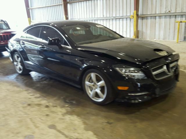 WDDLJ9BB4CA029017 - 2012 MERCEDES-BENZ CLS 550 4M BLACK photo 1