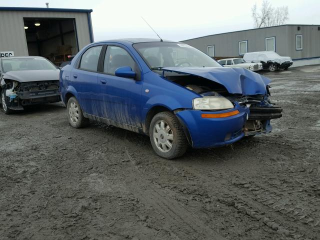 KL1TG52645B326068 - 2005 CHEVROLET AVEO LT BLUE photo 1