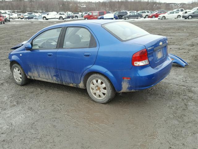 KL1TG52645B326068 - 2005 CHEVROLET AVEO LT BLUE photo 3