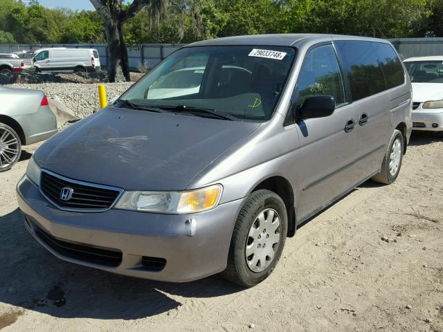 2HKRL1853YH591704 - 2000 HONDA ODYSSEY LX GRAY photo 2