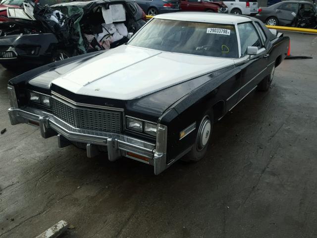 6L47S6Q108813 - 1976 CADILLAC ELDORADO WHITE photo 2