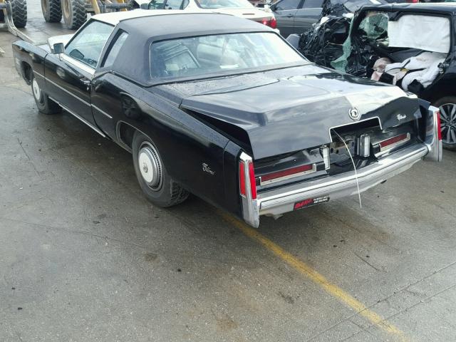 6L47S6Q108813 - 1976 CADILLAC ELDORADO WHITE photo 3