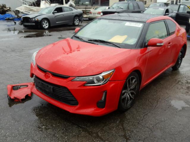 JTKJF5C73E3076447 - 2014 TOYOTA SCION TC 红色 照片 2