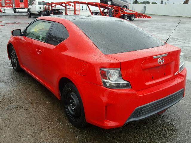 JTKJF5C73E3076447 - 2014 TOYOTA SCION TC 红色 照片 3