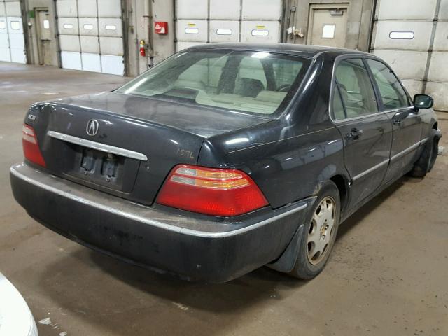 JH4KA9665YC015074 - 2000 ACURA 3.5RL BLACK photo 4